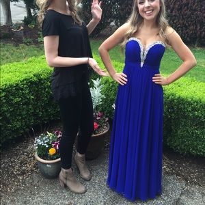 Blue Prom Dress
